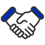 icon - illustration of a handshake