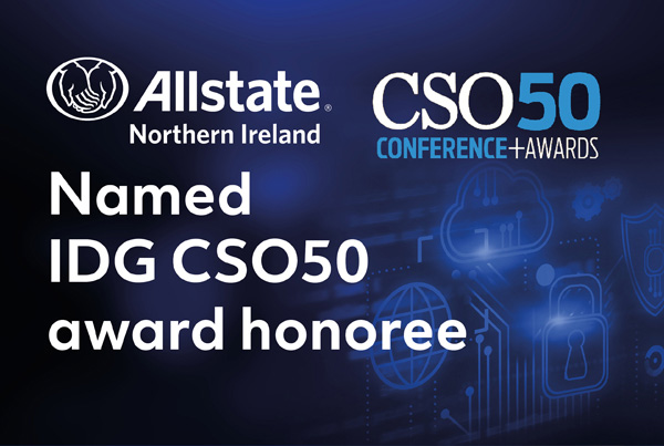 Allstate NI named IDG CSO50 award honoree. 