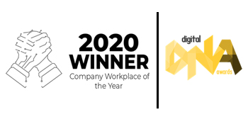 2020 Winner - Company Workplace of the year - digital DNA. 