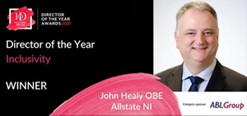 Director of the Year - inclusivity, John Healy. 