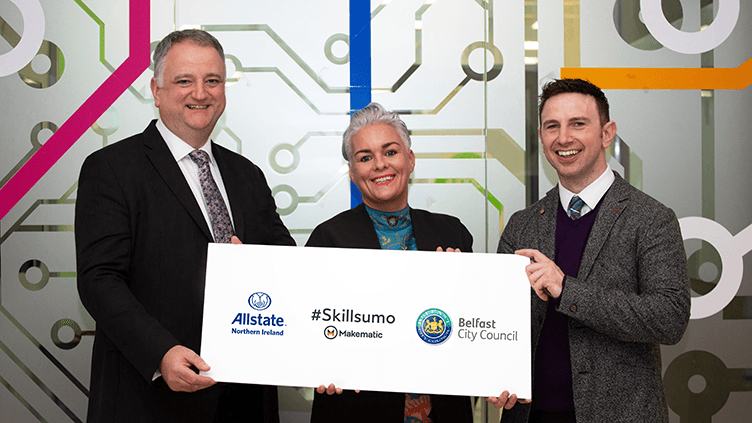 John Healy announces partnership with Makematic and Belfast City Council.